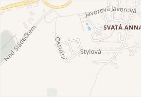 Příčná v obci Tábor - mapa ulice