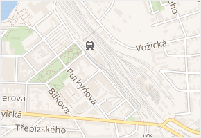 Sasanková v obci Tábor - mapa ulice