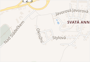 Senovážná v obci Tábor - mapa ulice