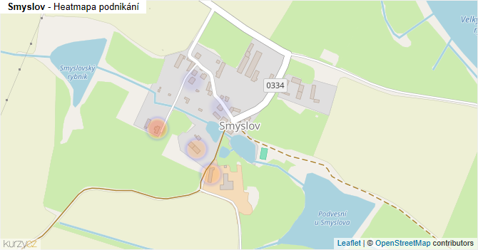 Smyslov - mapa podnikání