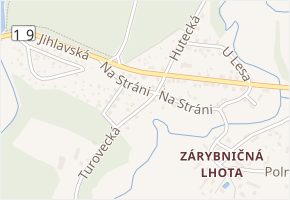 Turovecká v obci Tábor - mapa ulice