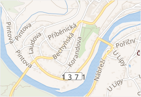 Zbyňkova v obci Tábor - mapa ulice