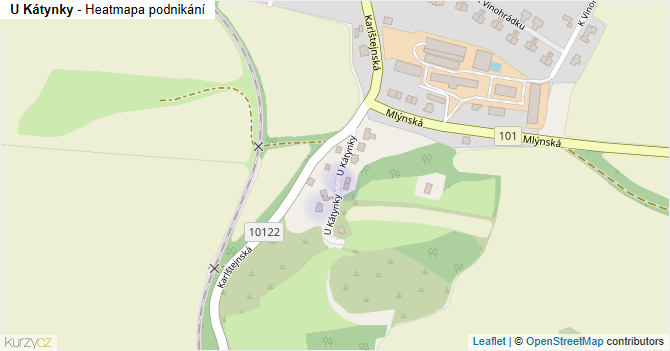 U Kátynky - mapa podnikání