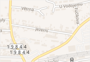 Jezerní v obci Tachov - mapa ulice