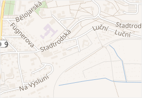 Slunečná v obci Tachov - mapa ulice