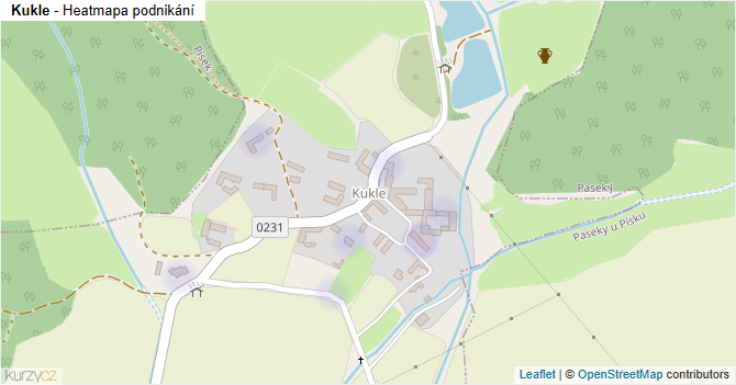Kukle - mapa podnikání
