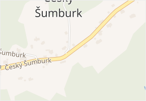 Český Šumburk v obci Tanvald - mapa ulice