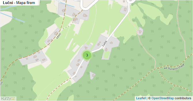 Luční - mapa firem