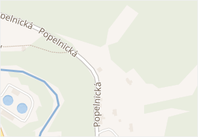 Popelnická v obci Tanvald - mapa ulice