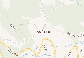 Příchovická v obci Tanvald - mapa ulice