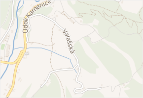 Valašská v obci Tanvald - mapa ulice