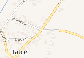 Kouřimská v obci Tatce - mapa ulice