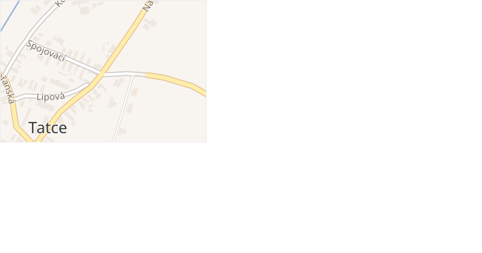 Podedvorem v obci Tatce - mapa ulice