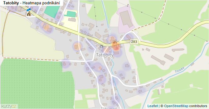 Tatobity - mapa podnikání