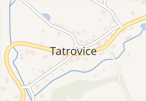 Tatrovice v obci Tatrovice - mapa části obce