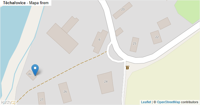 Těchařovice - mapa firem
