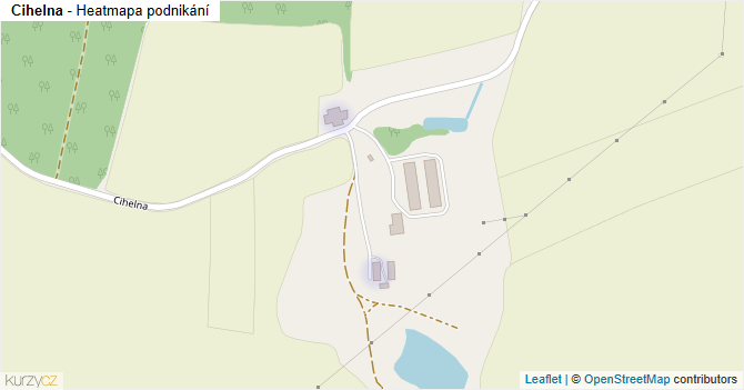 Cihelna - mapa podnikání