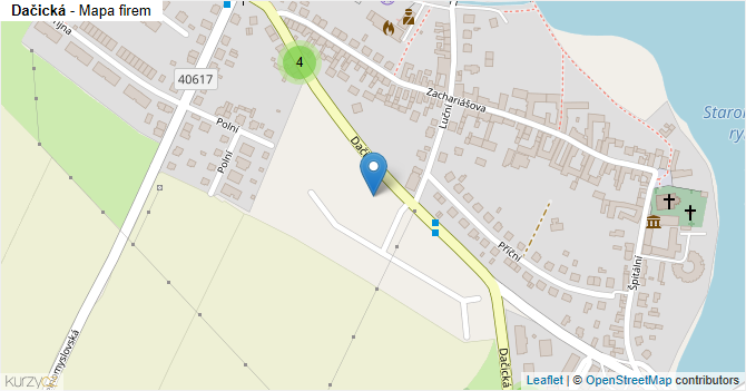 Dačická - mapa firem
