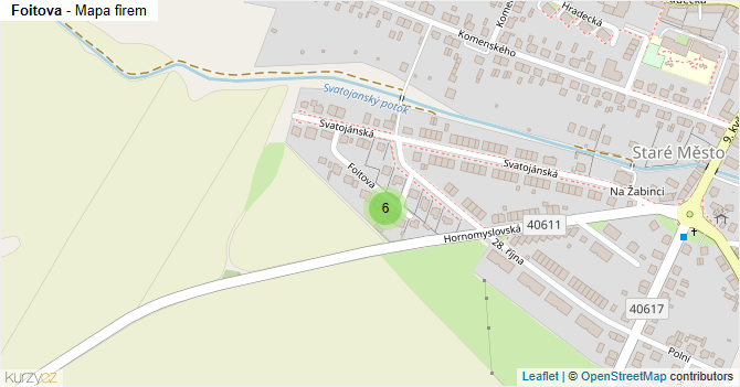 Foitova - mapa firem