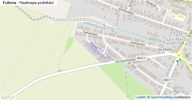 Foitova - mapa podnikání