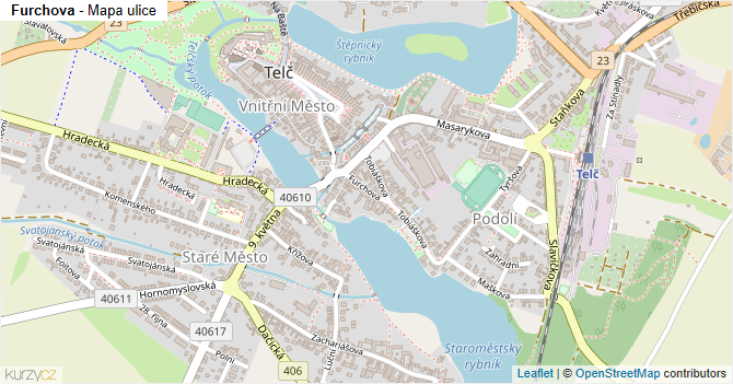 Furchova - mapa ulice
