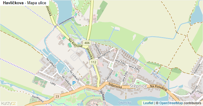 Havlíčkova - mapa ulice