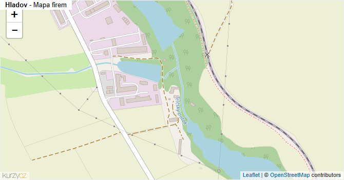 Hladov - mapa firem