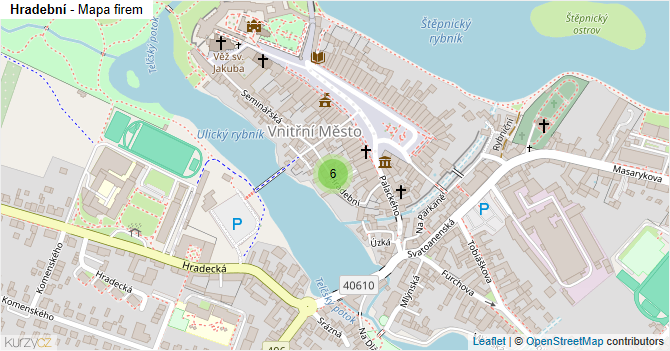Hradební - mapa firem