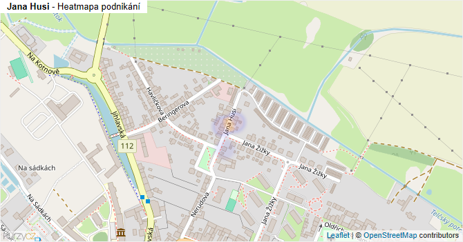 Jana Husi - mapa podnikání