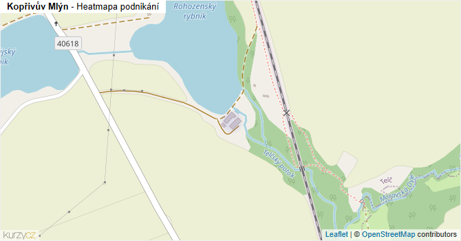Kopřivův Mlýn - mapa podnikání