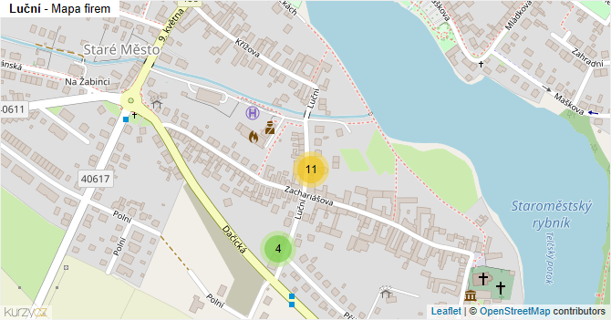 Luční - mapa firem