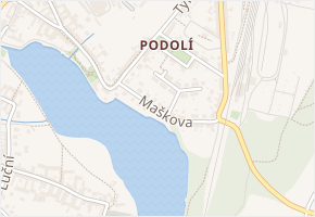 Maškova v obci Telč - mapa ulice