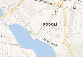 Mládkova v obci Telč - mapa ulice