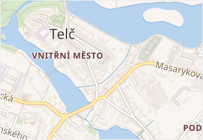 Na Můstku v obci Telč - mapa ulice