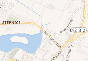 Na Posvátné v obci Telč - mapa ulice
