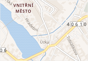 Palackého v obci Telč - mapa ulice