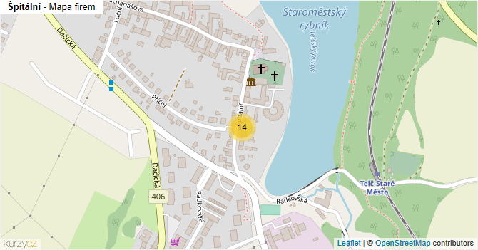 Špitální - mapa firem