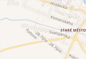Svatojánská v obci Telč - mapa ulice