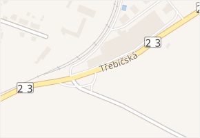 Třebíčská v obci Telč - mapa ulice