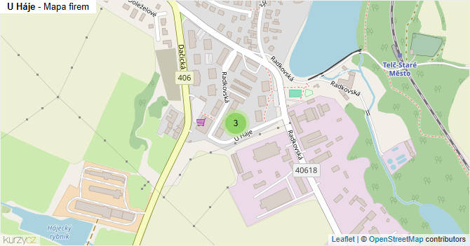 U Háje - mapa firem