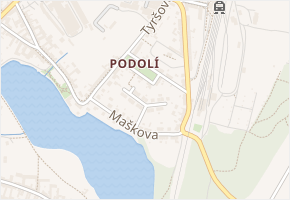Zahradní v obci Telč - mapa ulice
