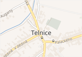 Masarykovo náměstí v obci Telnice - mapa ulice