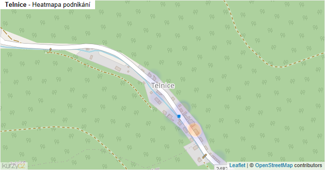 Telnice - mapa podnikání