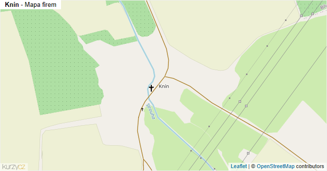 Knín - mapa firem