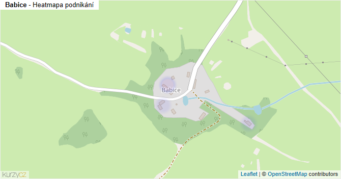 Babice - mapa podnikání