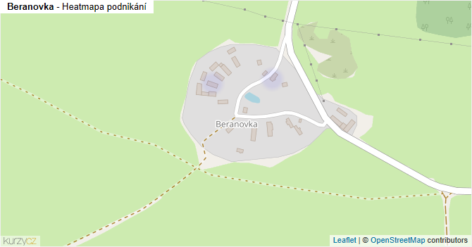Beranovka - mapa podnikání