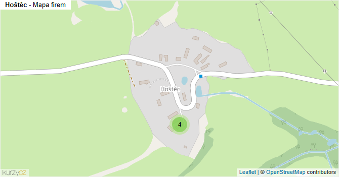 Hoštěc - mapa firem