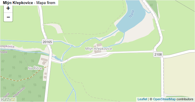 Mlýn Křepkovice - mapa firem