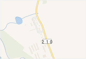 Nová farma v obci Teplá - mapa ulice