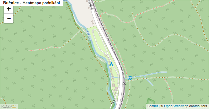 Bučnice - mapa podnikání